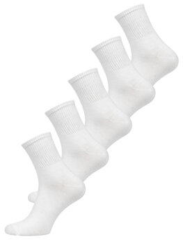 Bílé pánské ponožky Bolf N3320M-5P 5 PACK