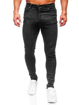 Černé pánské džíny regular fit Bolf 6009