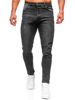 Černé pánské džíny regular fit Bolf 6062