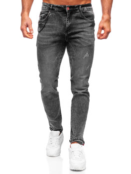 Černé pánské džíny regular fit Bolf HY1050