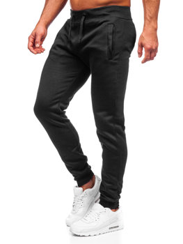 Černé pánské jogger kalhoty Bolf XW01-A
