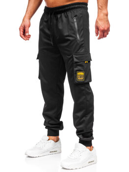 Černé pánské jogger teplákové kapsáčé Bolf JX6359