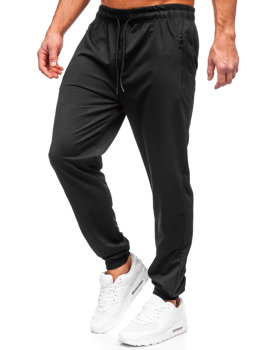 Černé pánské teplákové jogger kalhoty Bolf JX6105