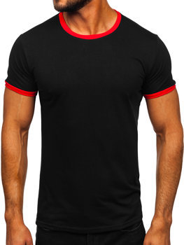 Černé pánské tričko bez potisku Bolf 8T83
