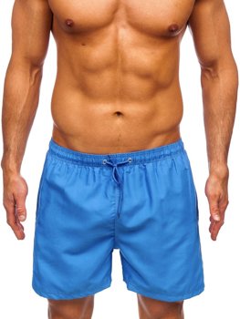 Modré pánské plavecké šortky Bolf YW07001