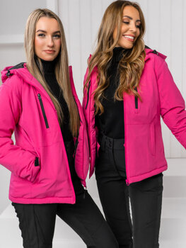 Růžová dámská zimní sportovní bunda Bolf HH012B
