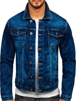 Tmavě modrá pánská džínová bunda Bolf RC51154W1