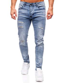 Tmavě modré pánské džíny slim fit Bolf MP0236BC