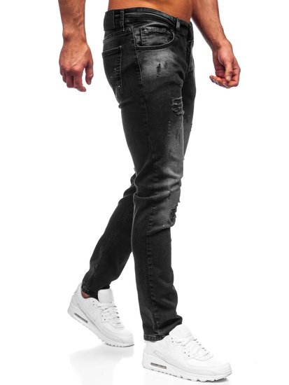 Černé pánské džíny regular fit Bolf R914