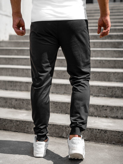 Černé pánské jogger kalhoty Bolf JX5006
