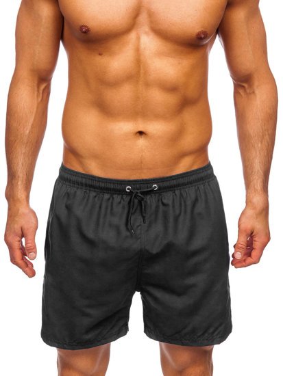 Černé pánské plavecké šortky Bolf YW07001