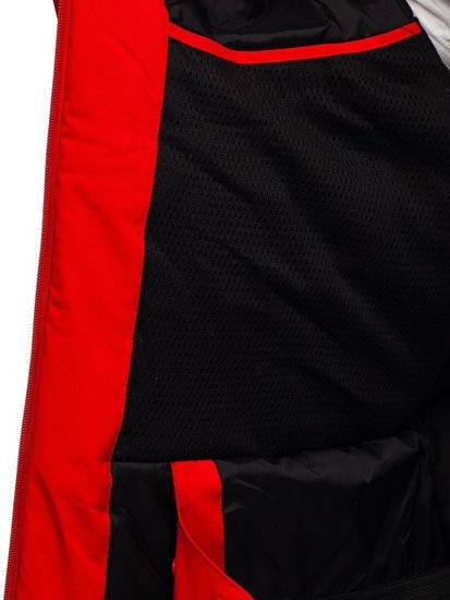 Červená pánská zimní sportovní bunda Bolf HH011