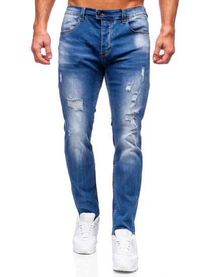 Modré pánské džíny slim fit Bolf MP0018B