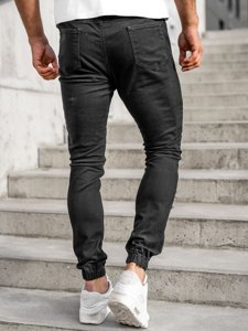 Černé pánské jogger kalhoty Bolf 0829
