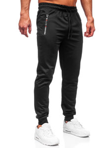 Černé pánské jogger kalhoty Bolf JX5003
