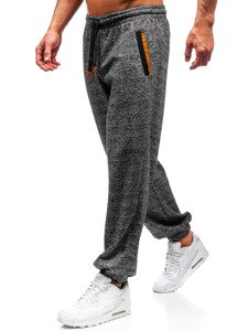 Černé pánské jogger kalhoty Bolf Q3476