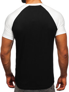 Černo-bílé pánské tričko Bolf 8T82