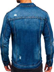 Modrá pánská džínová bunda Bolf MJ504B