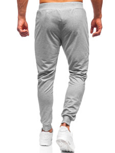 Šedé pánské jogger kalhoty Bolf K10225