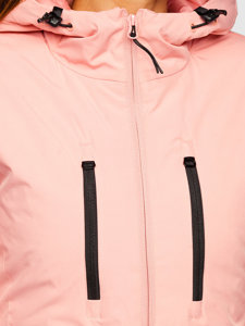 Světle růžová dámská zimní sportovní bunda Bolf HH012A