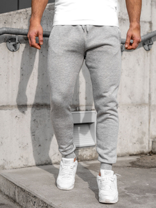 Šedé pánské jogger kalhoty Bolf CK01
