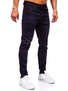 Tmavě modré pánské džíny slim fit Bolf 6467